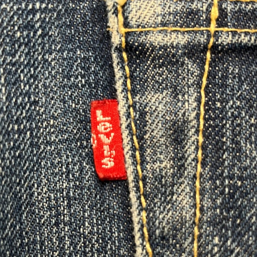 VTG Levi's Homage Jeans men 33x32(33x30 clean Dark wash button fly‎ straight Y2K